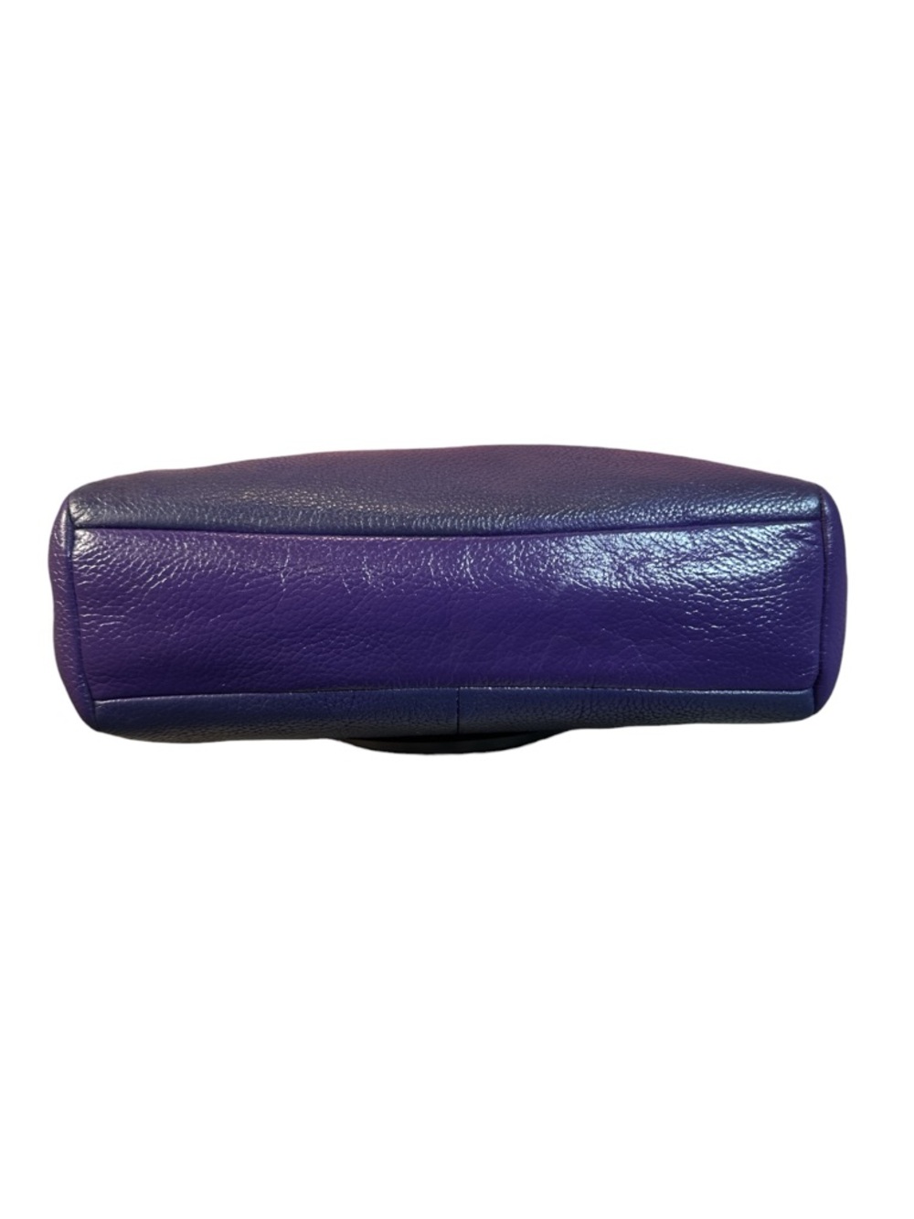 COACH Like New Kelsey Two Toned Blue & Purple Pebbled Leather Satchel - Picture 6 of 15